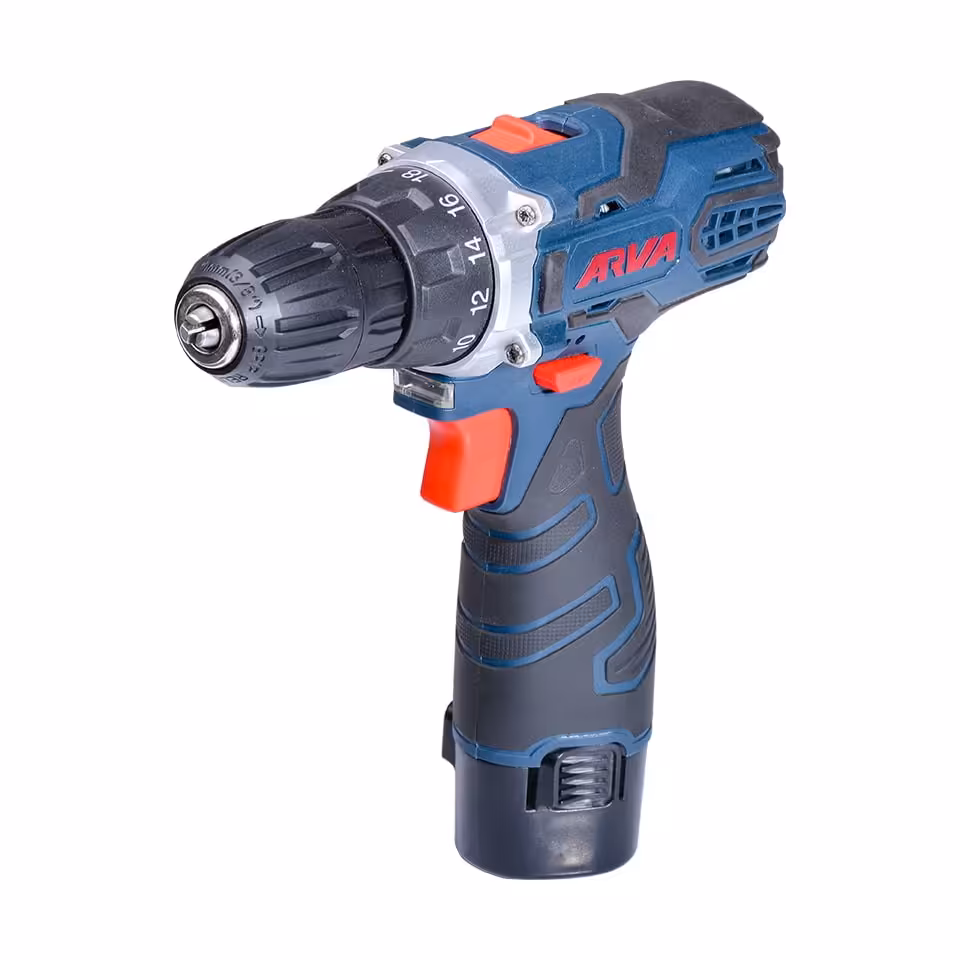 دریل شارژی 12 ولت ایرانی آروا مدل 5824 با یکسال گارانتی و ارسال رایگان 