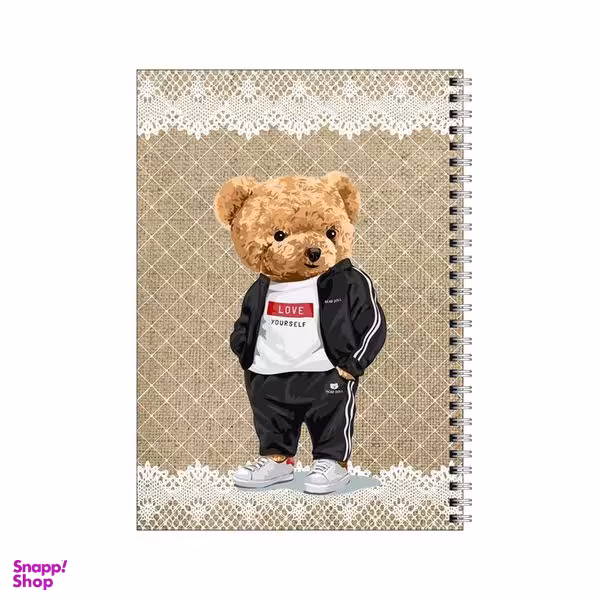 دفتر مشق 50 برگ بامبیلیپ طرح عروسک خرس تدی کد 8094095