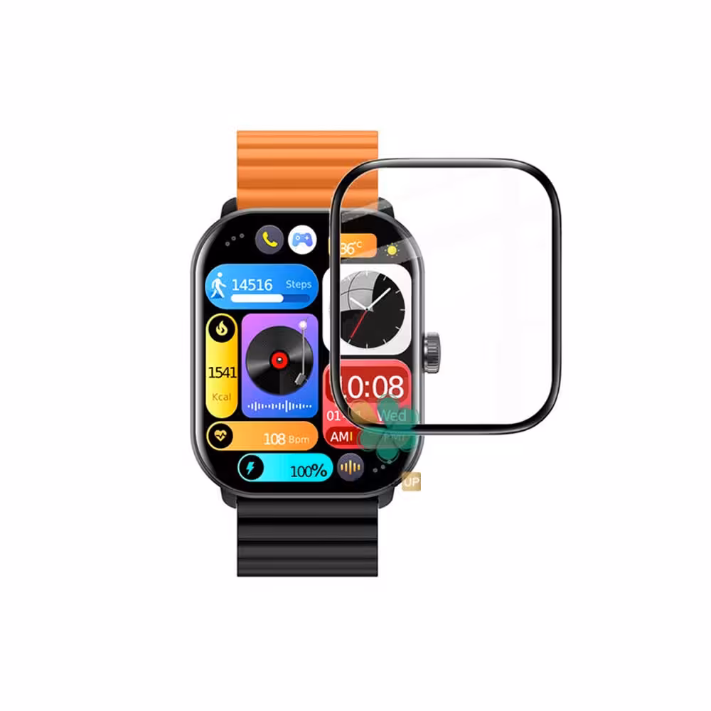 محافظ صفحه ساعت سرامیکی دور مشکی مناسب شیائومی Glormi GS1 Pro
