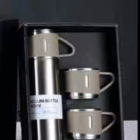 فلاسک سه کاپ فلاکس 3 کاپ فلاکس 3 کاپ فلاسک سه کاپ کوهنوردی ماگ اصل