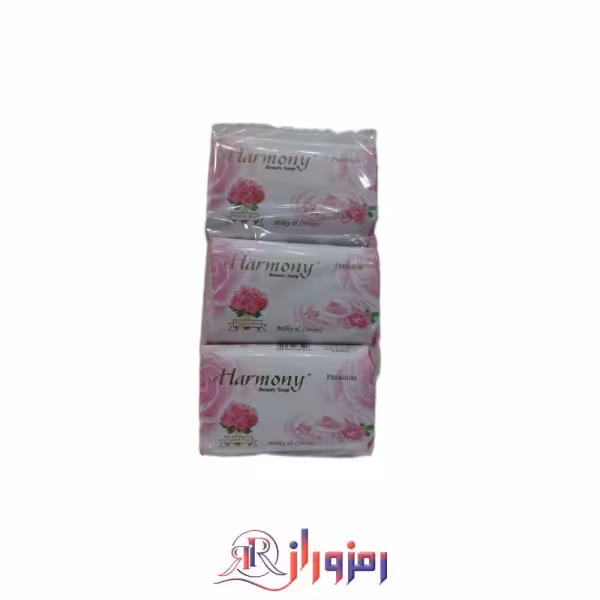 صابون حمام هارمونی harmony حجم 135 گرم بسته 6 عددی