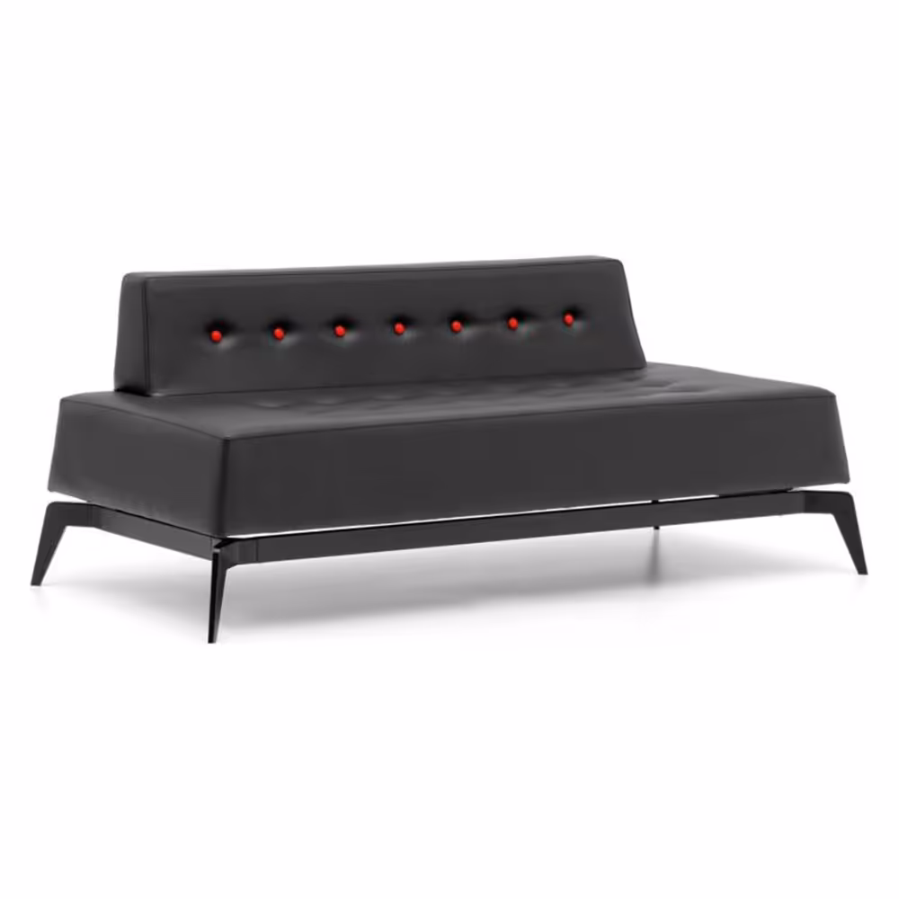 مبل سه نفره کیوپس بدون دسته با روکش پارچه نظری