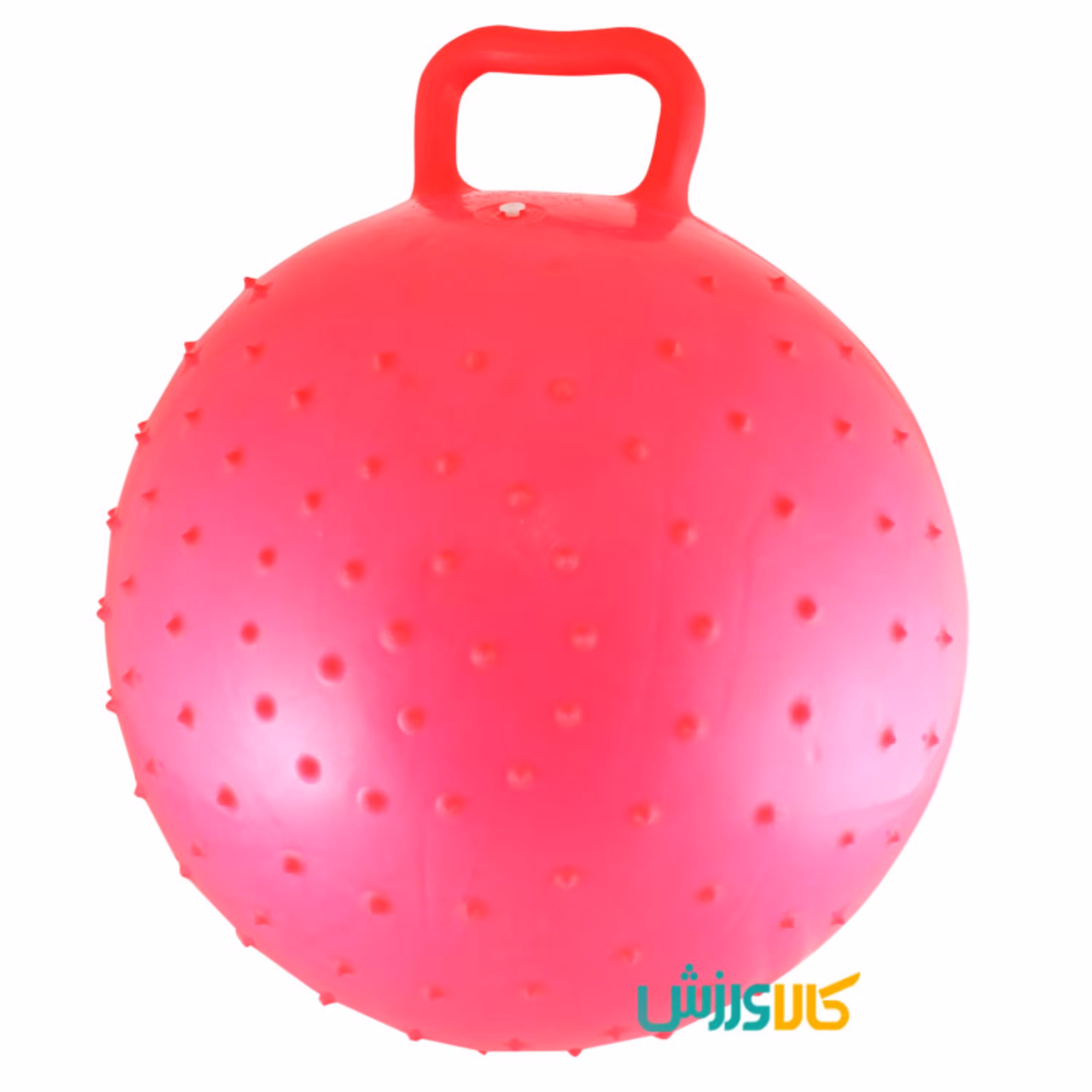 توپ جیم بال دسته دار سایز 55 صورتی