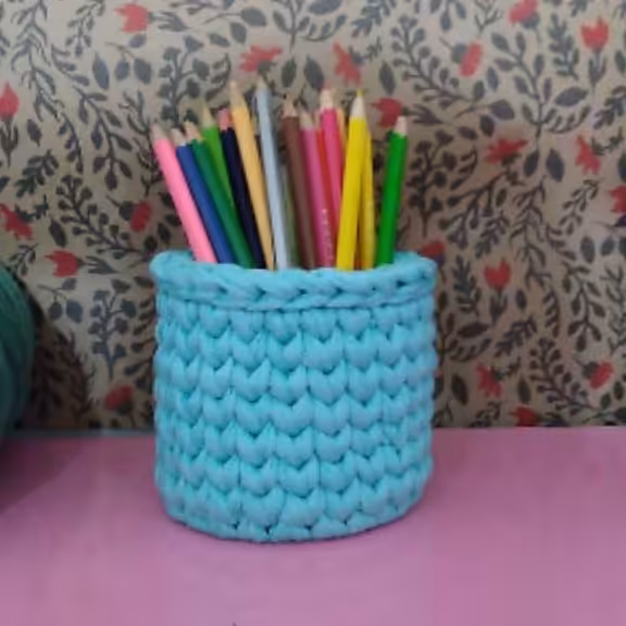 جامدای شیک تریکویی رنگ فیروزه ای سایز 10 