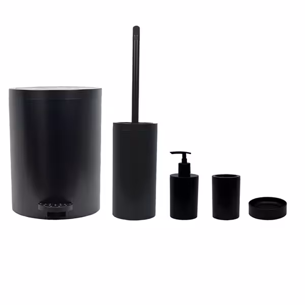 ست بهداشتی 5پارچه روشا تمام مشکی