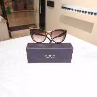 عینک افتابی jimmy choo  گربه ای رنگ قهوه ای پلنگی 