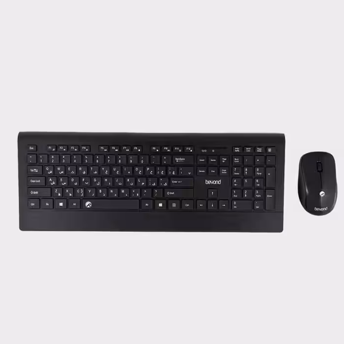 کیبورد و ماوس وایرلس بیاند (کمبو)   Wireless Keyboard and Mouse Beyond  BMK-9596