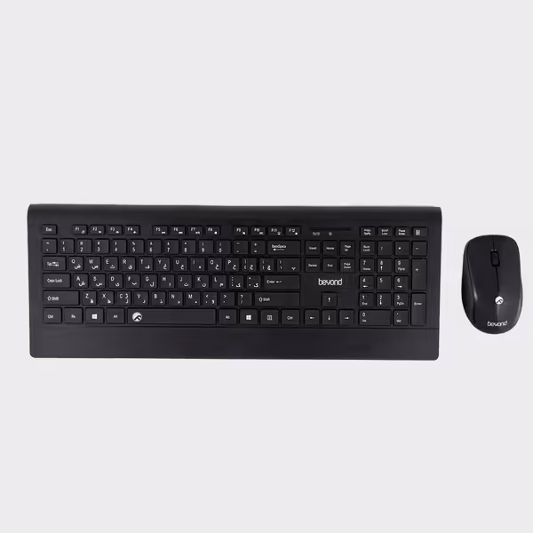 کیبورد و ماوس وایرلس بیاند (کمبو)   Wireless Keyboard and Mouse Beyond  BMK-9596