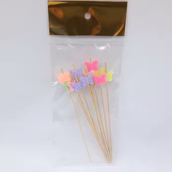 خلال تزئیتی 12 عددی طرح پروانه (طول هر خلال 12 سانت)