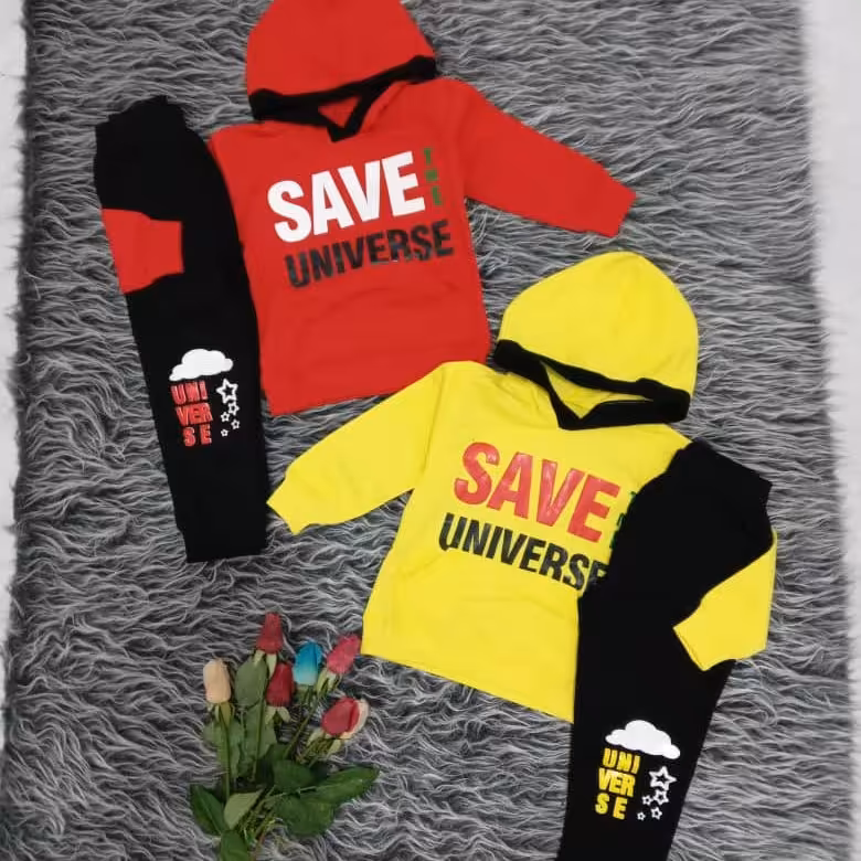 هودی شلوار سایز 40 در رنگ زرد موجود جنس دورس