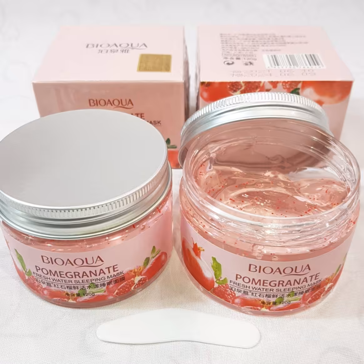 ماسک صورت شب ضد پیری حاوی انار قرمز 

