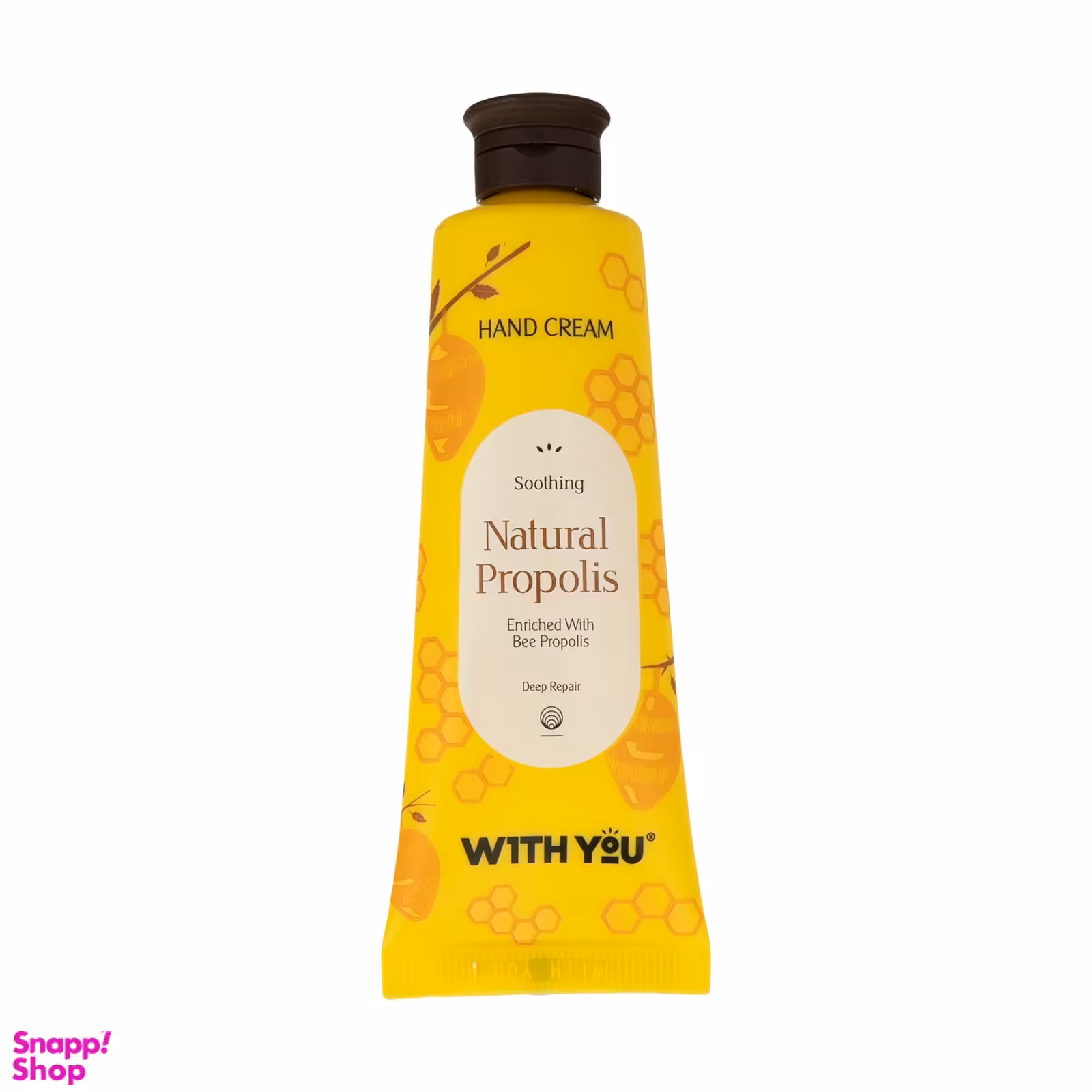 کرم مرطوب کننده دست ویت یو (With You) مدل Natural Propolis حجم 50 میلی لیتر