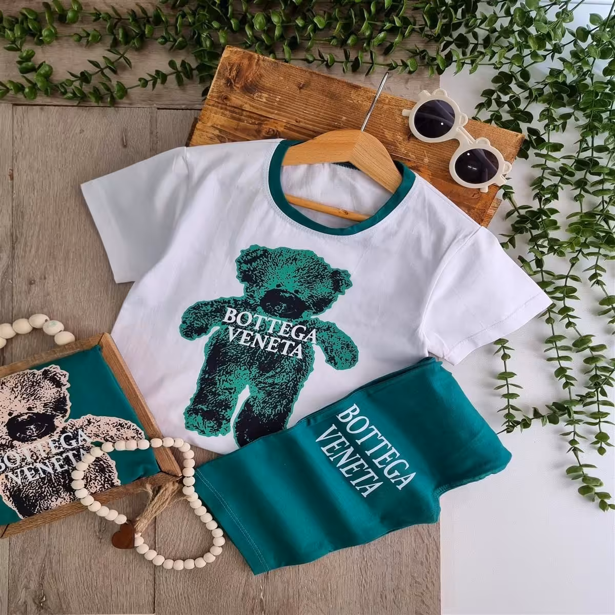 ست تیشرت و شلوارک پسرانه تدی