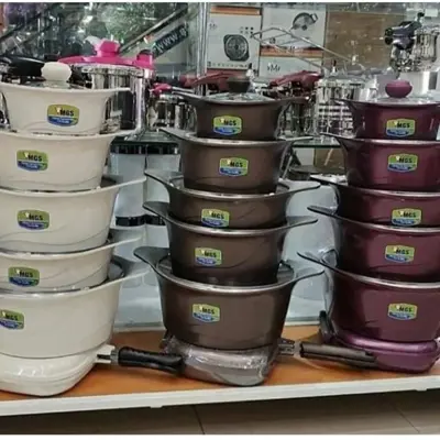 سرویس قابلمه ام جی اس 15 پارچه ارسال رایگان با ضمانت و ارسال فوری تعدادمحدود با تخفیف ویژه