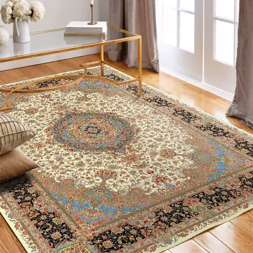 روفرشی کشدار ضداب مخمل شانل ابریشم کد F20 سایز 2 متری