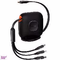 کابل تبدیل USB-C به MicroUSB/USB-C/Lightning باسئوس مدل A85 طول 1.7 متر