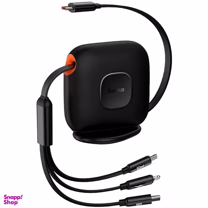 کابل تبدیل USB-C به MicroUSB/USB-C/Lightning باسئوس مدل A85 طول 1.7 متر