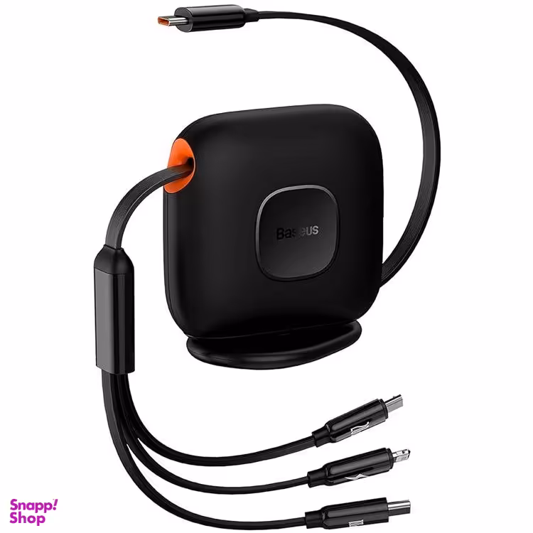 کابل تبدیل USB-C به MicroUSB/USB-C/Lightning باسئوس مدل A85 طول 1.7 متر