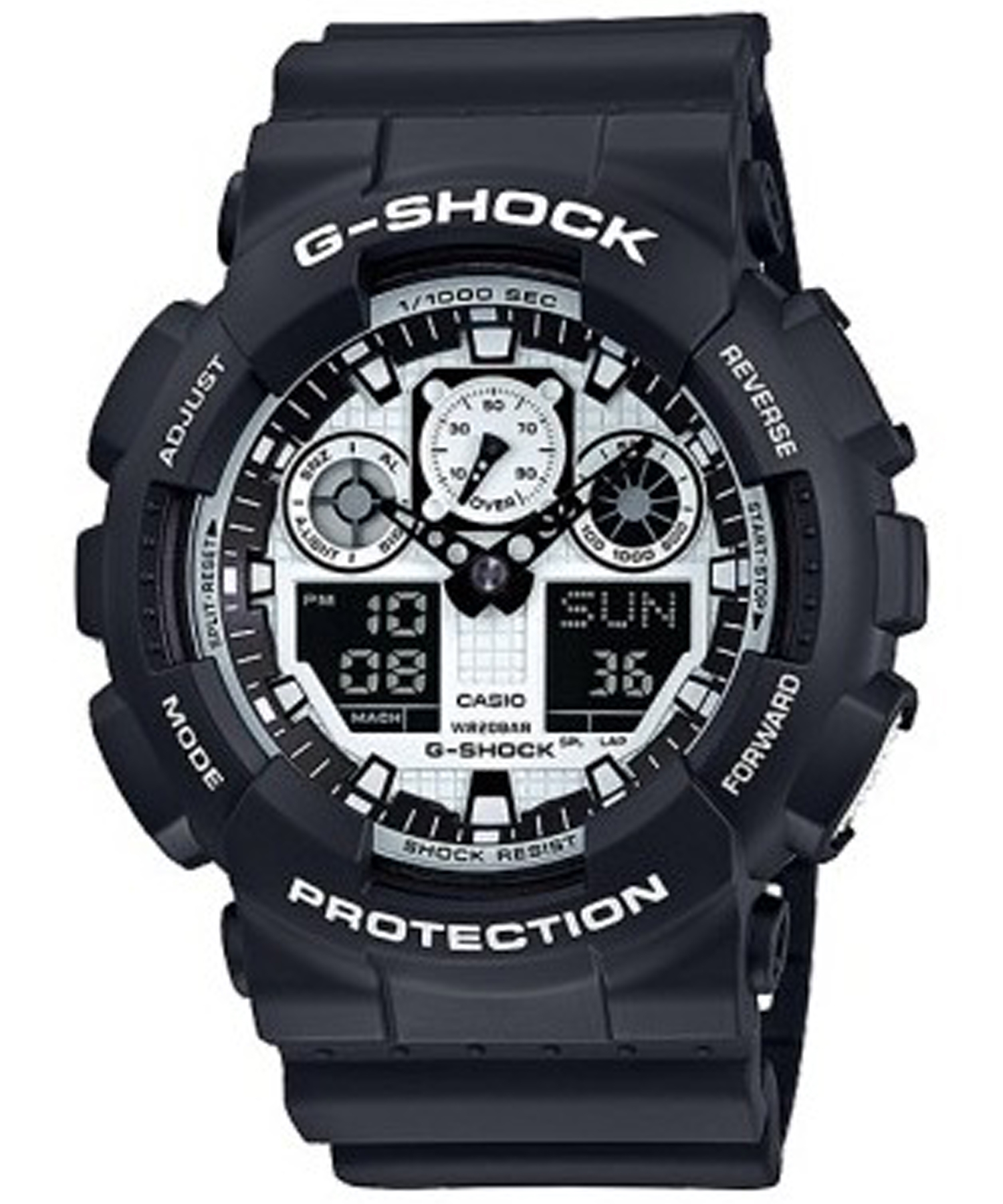 ساعت مردانه کاسیو ، زیرمجموعه G-Shock, کد GA-100BW-1ADR