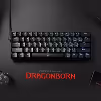 کیبورد مکانیکال گیمینگ ردراگون Dragonborn k630 RGB