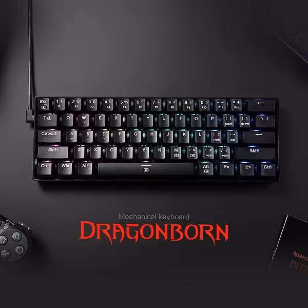 کیبورد مکانیکال گیمینگ ردراگون Dragonborn k630 RGB