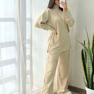 ست بلوز و شلوار یقه اسکی