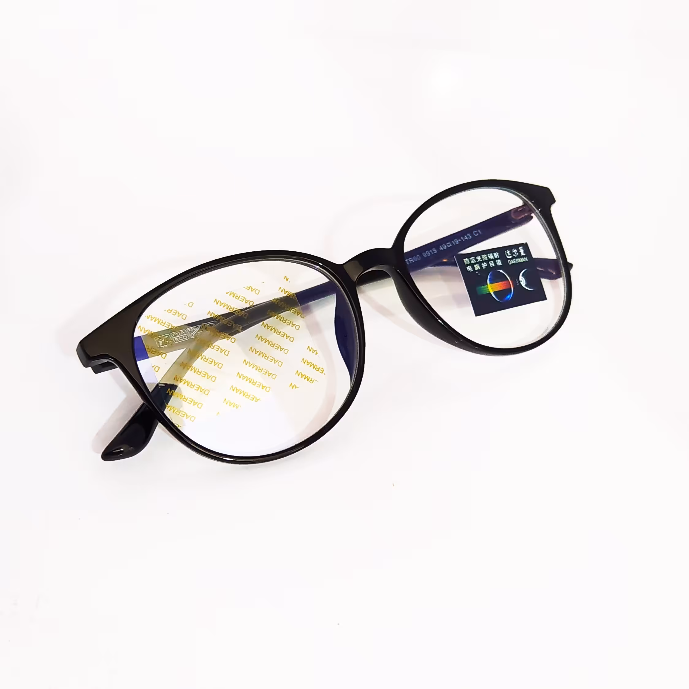عینک طبی مخصوص کار با وسایل الکترونیکی مانند گوشی موبایل و تبلت و کامپیوتر  طرح گرد