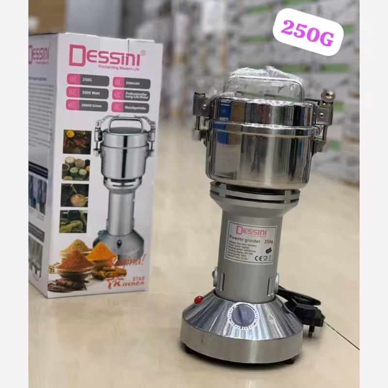 آسیاب 250 گرمی دسینی مدل 250 لطفا قبل ازثبت موجودی وقیمت بگیرید