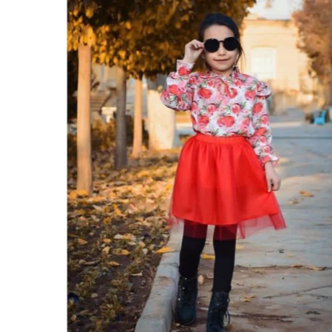 لباس یلدایی دخترانه مناسب سایز 40 تا 55  بسیار شیک