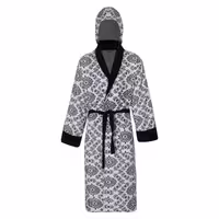 حوله پالتویی ارغوان طرح کلاسیک طوسی سایز 115