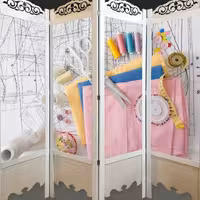 پاراوان تصویری خیاطی (هزینه ارسال به عهده مشتری می باشد)