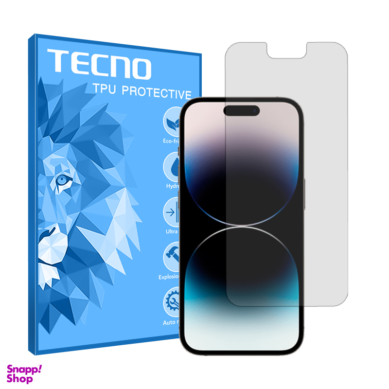 محافظ صفحه نمایش گوشی تکنو مدل هیدروژلی شفاف مناسب اپل iPhone 14 Pro Max