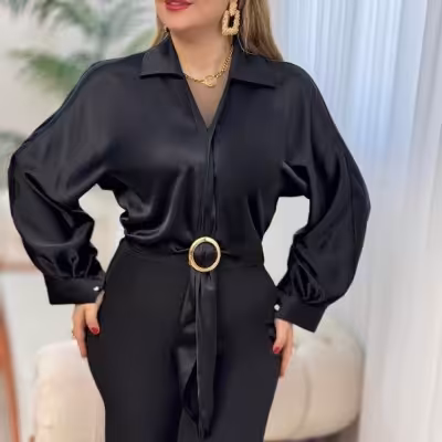 شومیز مجلسی ساتن