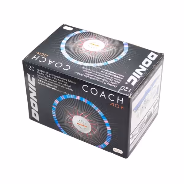 توپ پینگ پنگ دونیک کوچ  40 پلاستیکی درجه 1 (بسته 120 عددی)