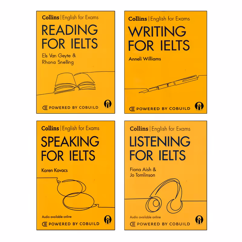 کتاب Collins English For Exam Skills For IELTS Second Edition اثر جمعی از نویسندگان انتشارات الوندپویان 4 جلدی
