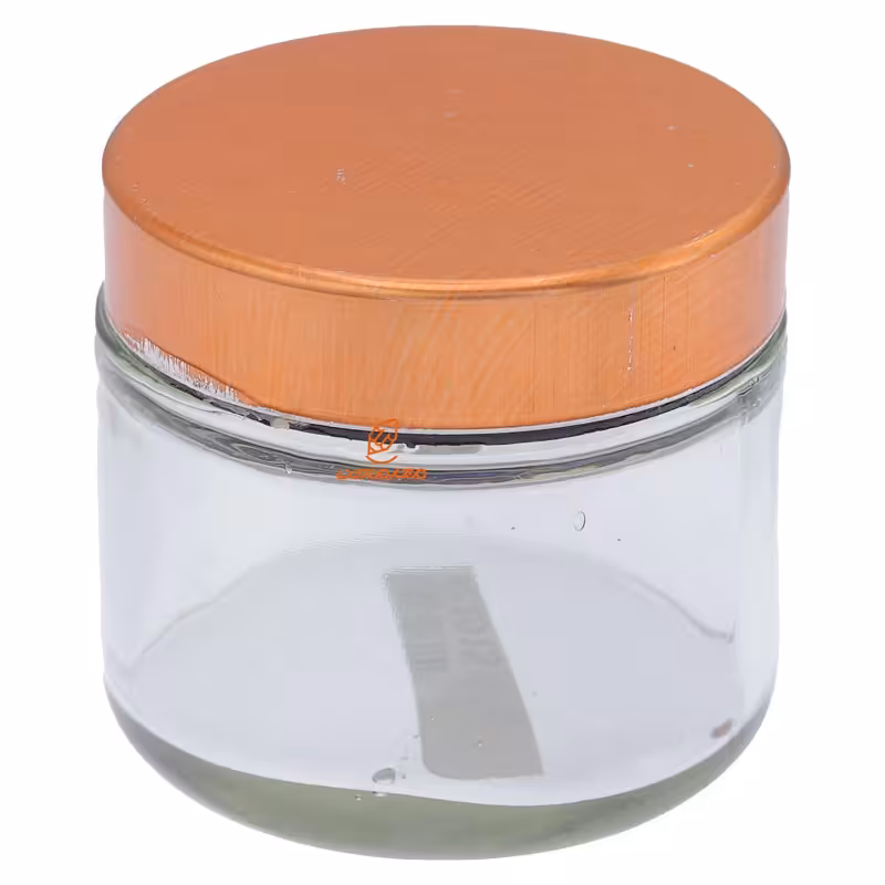 دوات شیشه ای بزرگ در طلایی