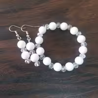 دست بند و گوشواره ست 