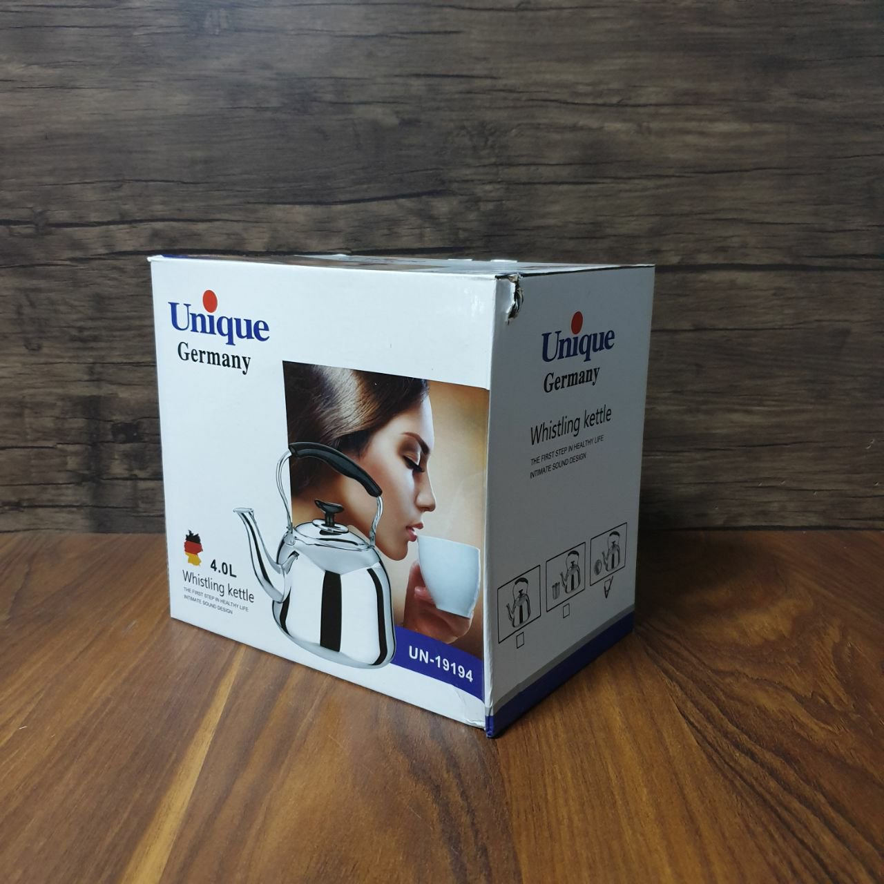 کتری استیل 4 لیتری یونیک درجه یک سوتی