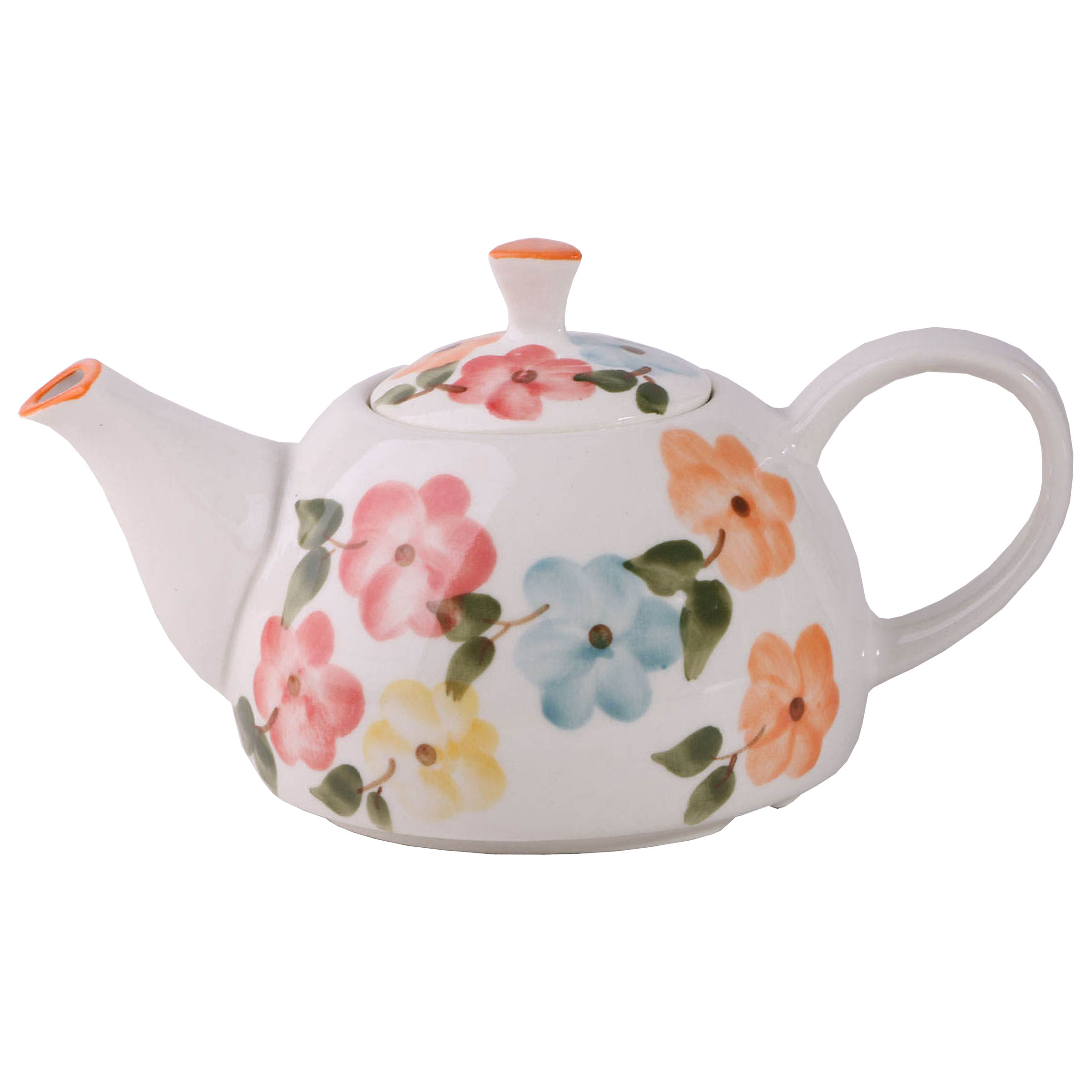 قوری سرامیکی طرح گلهای بهاری مدل دریا کد SHEX105 ( پس کرایه )