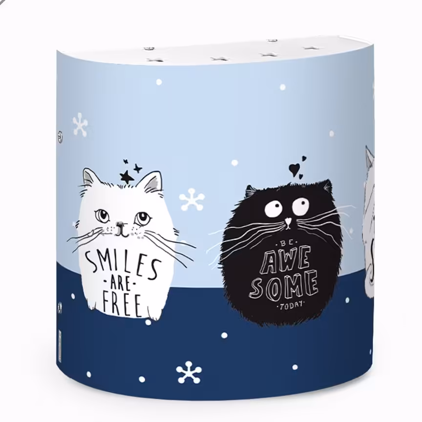 چراغ دیواری اتاق کودک طرح گربه پرشین کد 8931