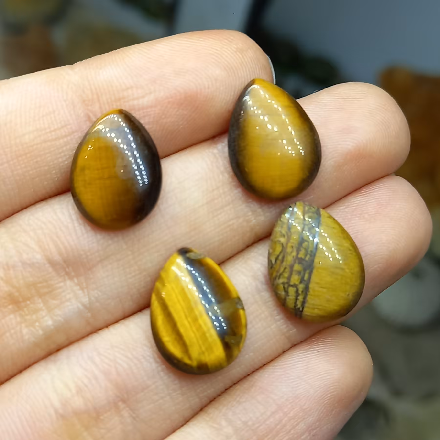 نگین چشم ببر اشکی تکی