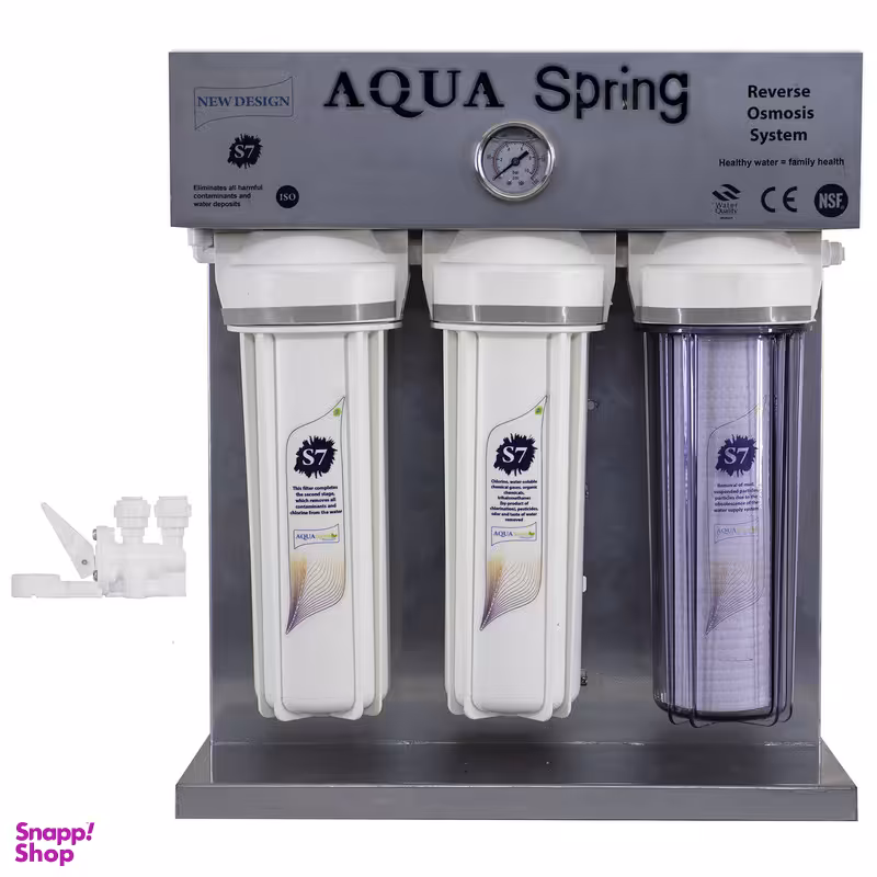 دستگاه تصفیه کننده آب مدل RO-S7-KZ 7077 به همراه کیت نشتی گیر