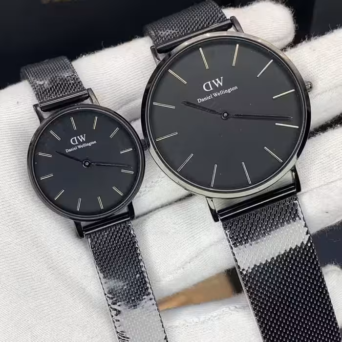 ساعت ست دنیل بلینگتون موتور ژاپن بند حصیری استیل اصلی رنگ ثابت صفحه خلوت