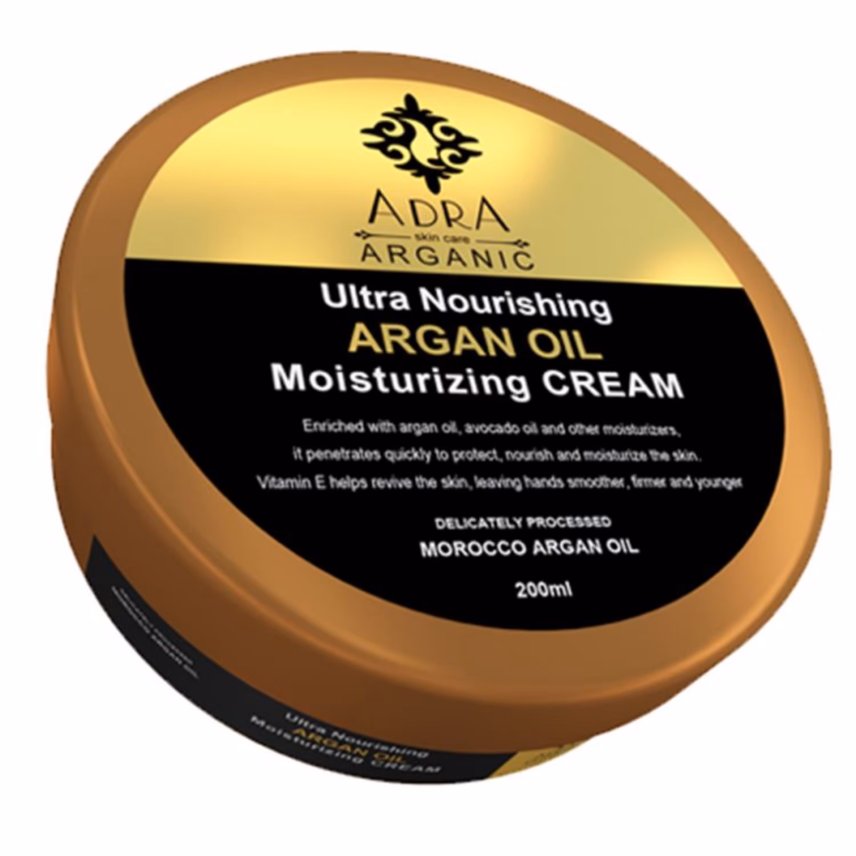 کرم مغذی و مرطوب کننده آدرا حاوی روغن آرگان حجم 200 میل
