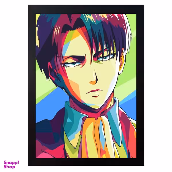 تابلو مدل انیمه اتک آن تایتان کاپیتان لیوای