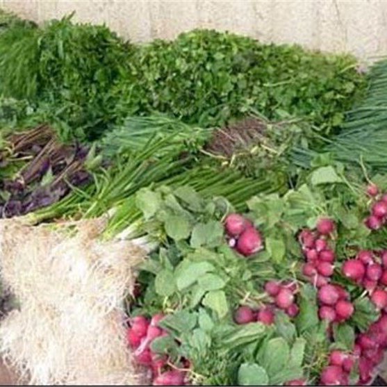 سبزی خوردن تر و تازه (پاک نشده)
