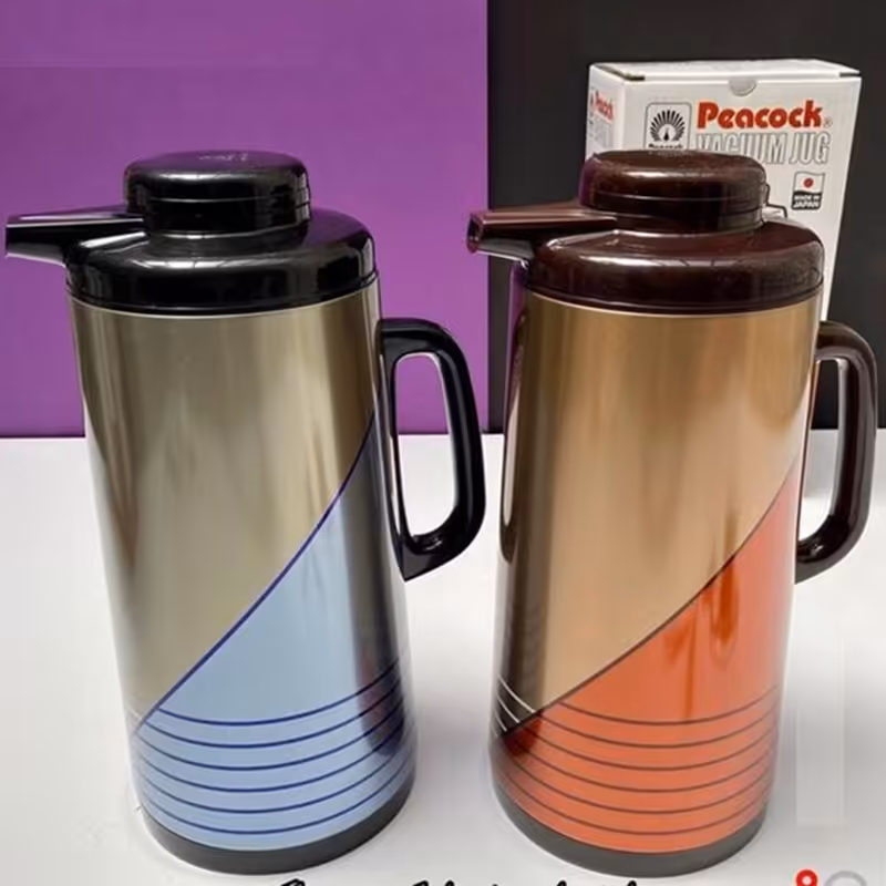 فلاسک پیکوک ژاپنی سایز 1.6 لیتر اصل در دو رنگ آبی و نارنجی