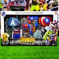 تفنگ مدل کاپیتان امریکا تیر اسفنجی اسباب بازی Captain America SB458