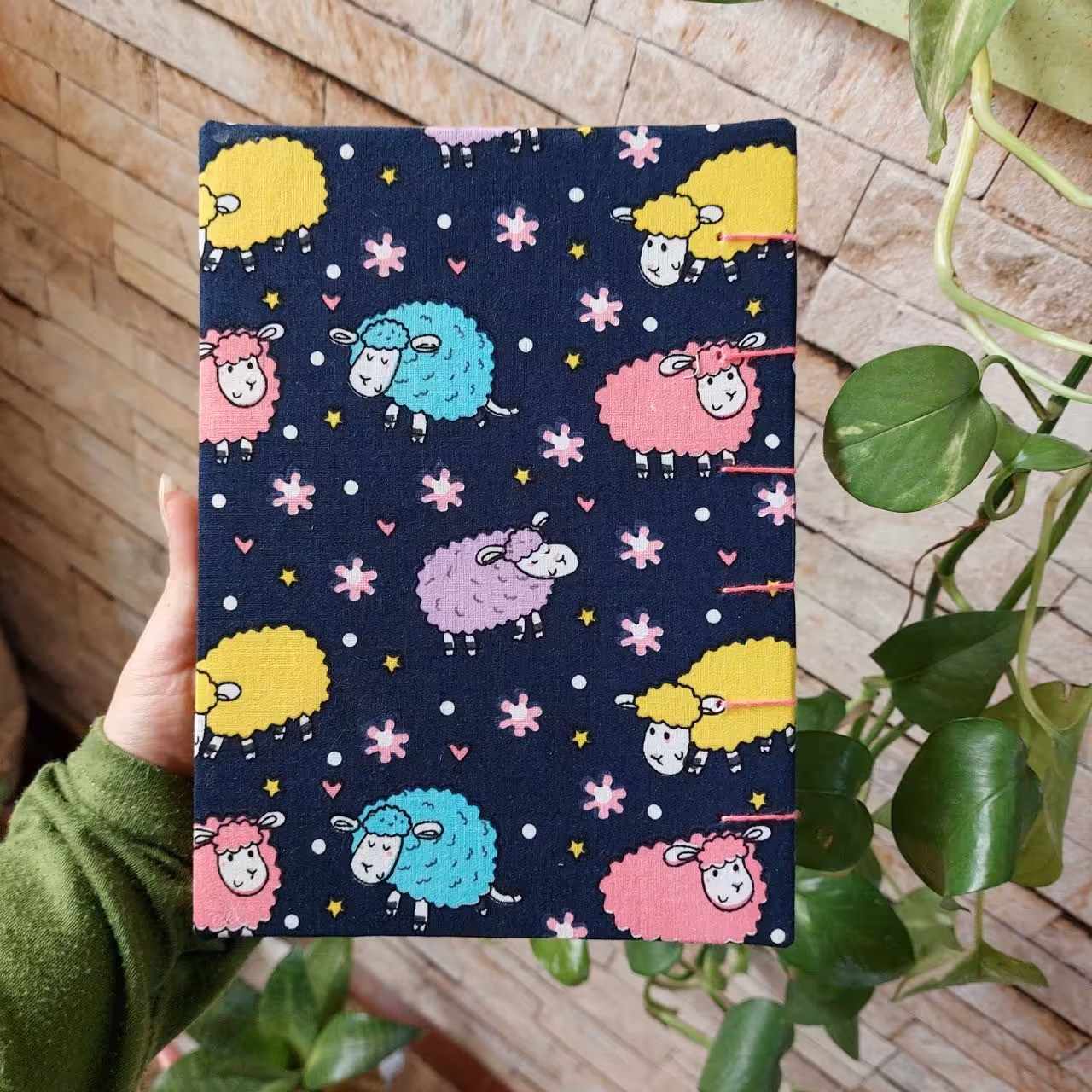 دفتر طرح ببعی رنگی رنگی با کاغذ دلخواه