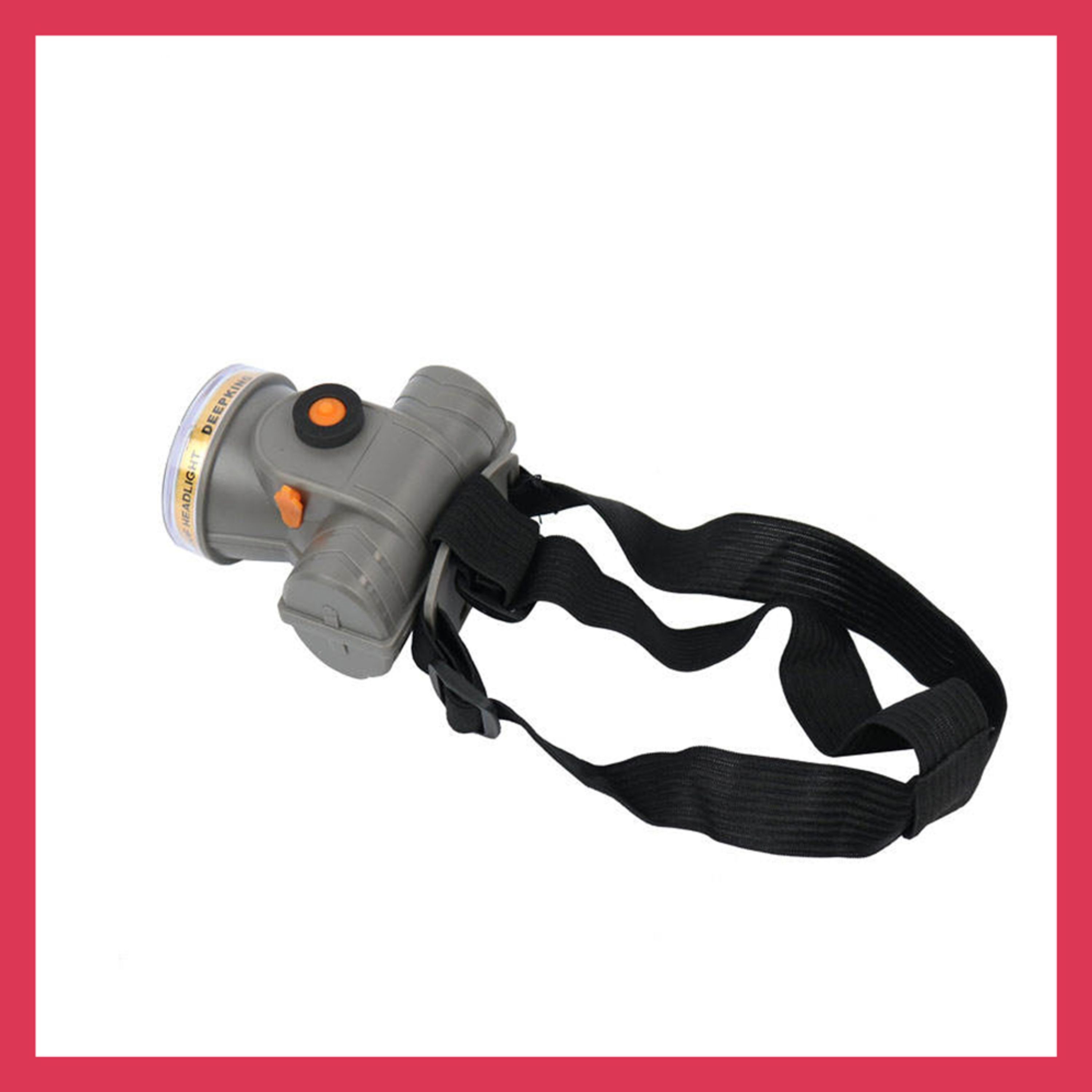 چراغ قوه هدلایت ضد آب اضطراری شارژی دپ کینگ cob مدل deepking dk-321 رنگ خاکستری